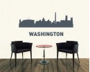 City of USA Vinyl Decals Silhouette Modern Wall Art Sticker